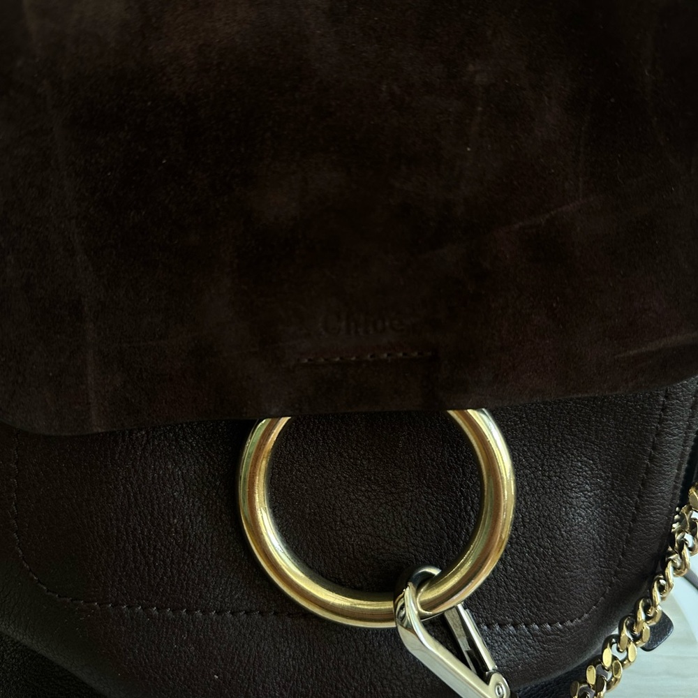Chloe Small Faye Suede & Leather Backpack - Picture 4 of 7